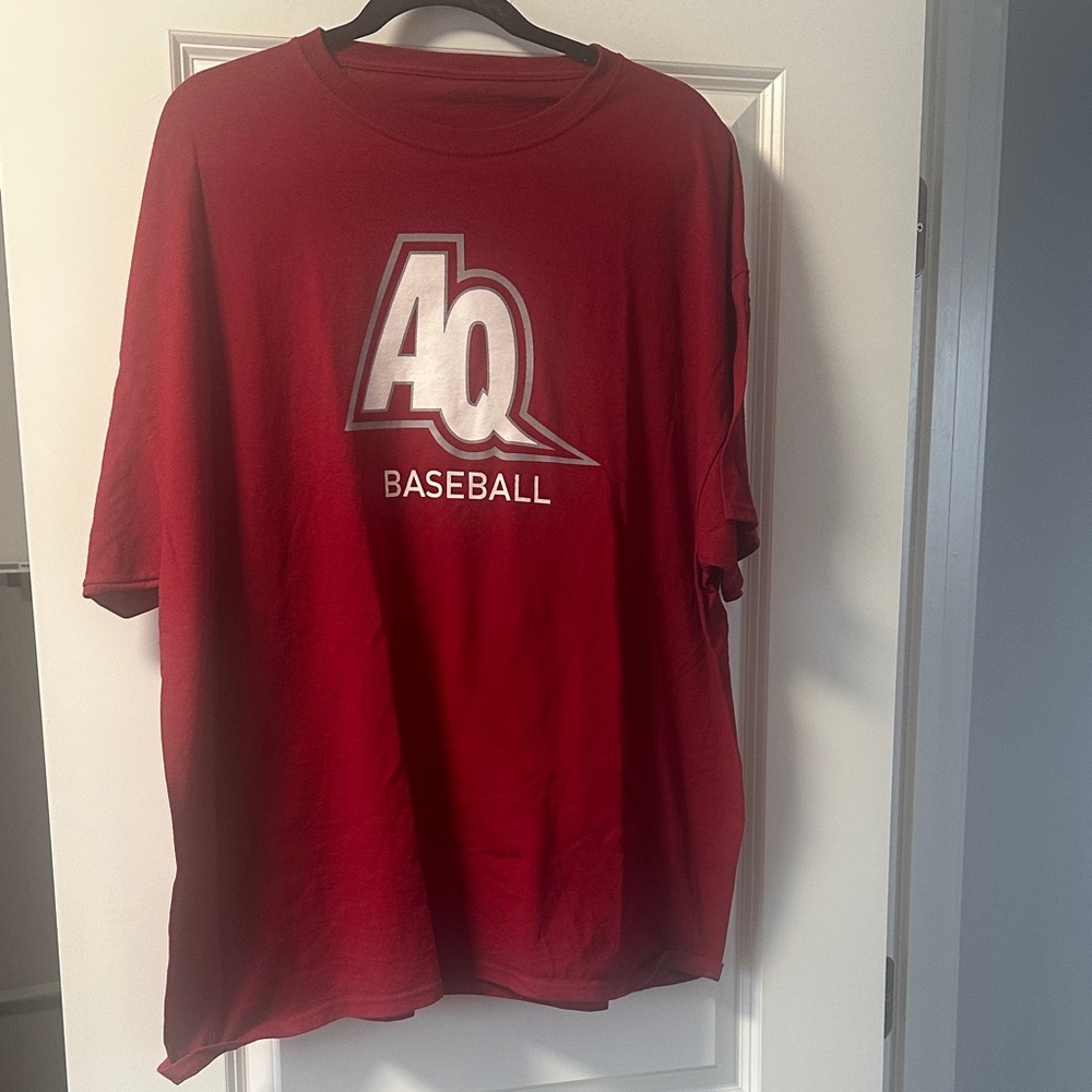 📌3 for $20📌Red Aquinas College Baseball T-Shirt size XXL